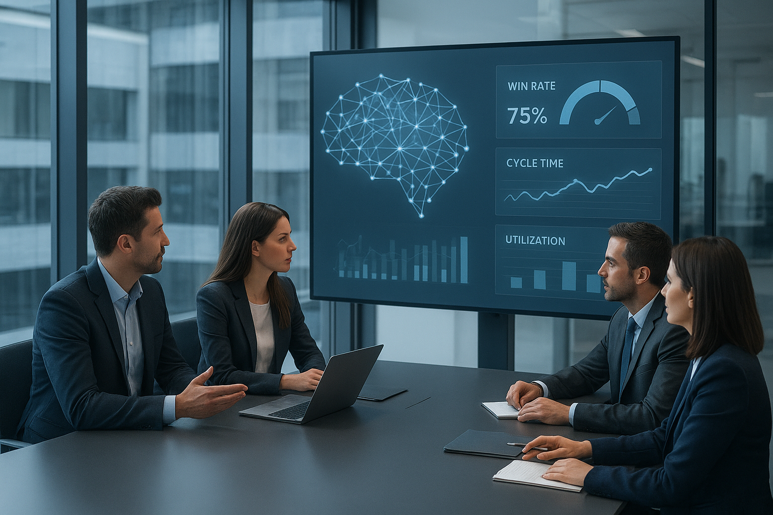 Professional Services (Management Consulting): From Proposal to Profit with AI-Aligned KPIs