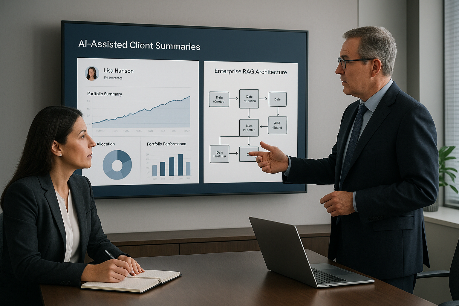 Compliant GenAI in Financial Services: From Advisor Copilots to Enterprise-Scale RAG